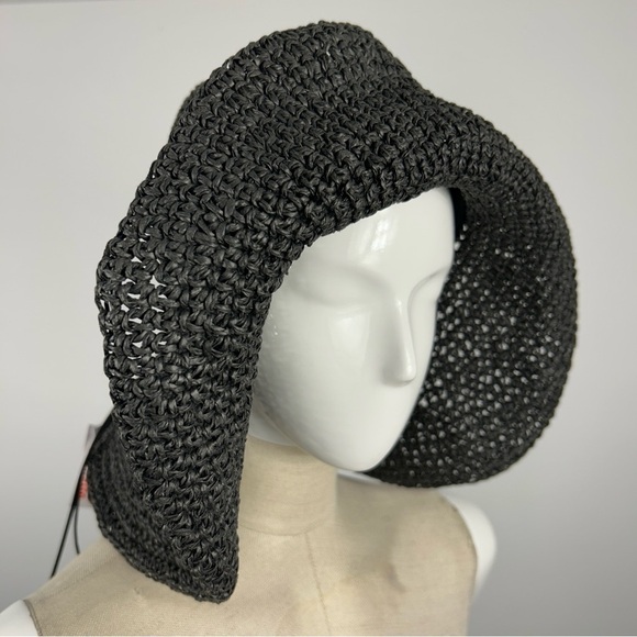 Joe Fresh Black Crochet Hat - Picture 4 of 7